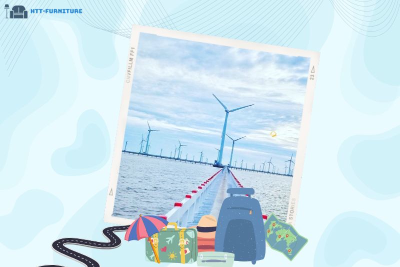 Cánh đồng điện gió Bạc Liêu