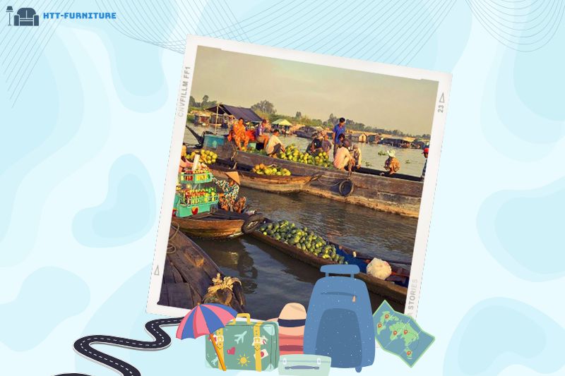 Chợ nổi Long Xuyên