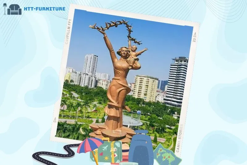 Khám phá các điểm nổi bật tại Công viên Hòa Bình Hà Nội