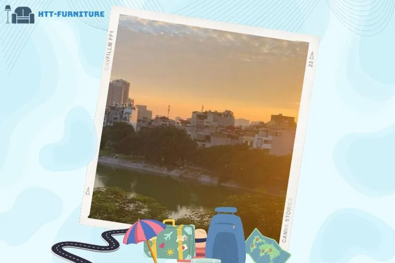 Không gian thiên nhiên quanh Hồ Ba Mẫu